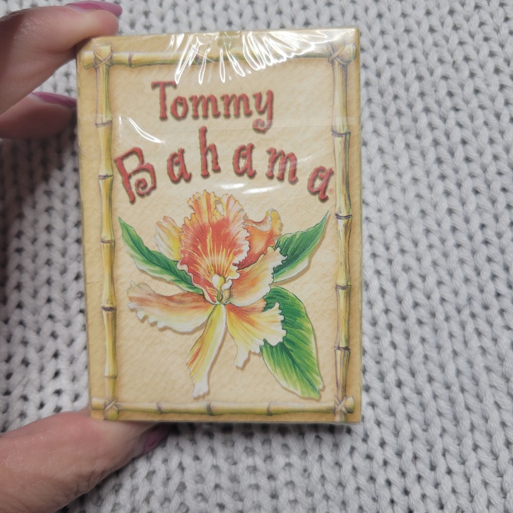 Tommy Bahama Playing Cards 2001 Vintage Orchid Bamboo Made in Belgium Sealed